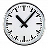 Wall clock round with metal case