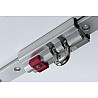 Base carriage for aluminum T rail system