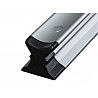 Plastic end piece for aluminum-system rail