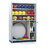 System wood equipment cabinet type A 120 x 190 x 51 cm