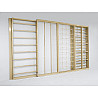 Junior-element, 5-fold-swing wall with junior elements