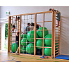 Junior-element, 5-fold-swing wall with junior elements