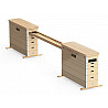 Ladder with suspension rails