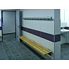 Cloakroom bench wood Type E