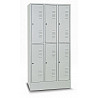 Wardrobe, with base, 3 compartments next to each other