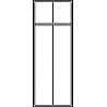 Wardrobe, with base, 2 compartments