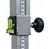 Measuring stand for the height of the high jump slats made of aluminum, with water level. Measuring range from 60 cm to 270 cm j