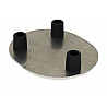 Aluminium lid for oval ground socket