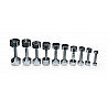 Full Chrome Gymnastics dumbbell set