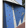 Outdoor boulder wall Taufstein