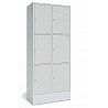 Large-locker, 6 pockets, 3 one above the other
