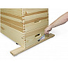 Vaulting box-rolling device