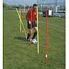 Slalom pole with flexible joint