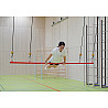 Wide trapeze bar with eyelets