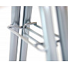 Stacking chair couplable, with beech seat