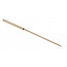Juggling plate with two-piece wooden stick