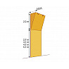 Climbing module MTM-02 2.5 x 5 m, 65 Klettergriffe