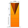 Climbing module MTM-04 2.5 x 6 m, 75 Klettergriffe
