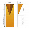 Climbing module MTM-04 2.5 x 7 m, 90 Klettergriffe