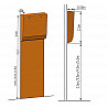 Climbing module MTM-05 2.5 x 8 m, 105 Klettergriffe