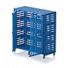Plastic box 12 compartments, 176x76x192 cm