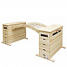 Curved ladder for vaulting boxes
