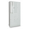 Large-locker, 6 subjects, 2 one above the other