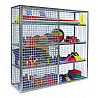 Equipment cabinet, galvanized
