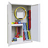 Equipment cabinet type 1 steel sheet wing doors