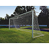 Aluminum soccer goal 7.32 x 2.44 m in ground sockets, fully welded