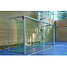 Football goal, corner welded, goal depth 1.25m