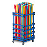 Plastic Poolnoodle Trolley large, 72x132x65 cm