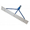 Aluminium roughening bar with serrated blade 