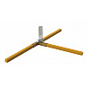 Wooden beam set for floor frame