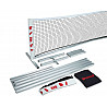 Mobile small court tennis net system