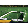 Street soccer court without a net