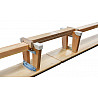 Benz connector for gymnastic benches