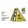 Gibbon Slackframe, installation heights 30, 50, 70 cm