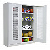 Equipment cabinet type 4, perforated plate-wing doors