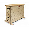 Vaulting box 5-piece with recesses Multiplex