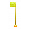 Marking pole with border flag stand