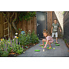Wobbly path wit lilipads and frogs
