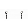 Rubber swing seat set