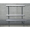 Wardrobe seat Alu type B