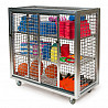 Grid shelf trolley