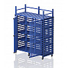 Plastic box 12 compartments, 176x76x227 cm