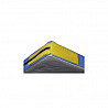 BENZ Lightweight gymnastics mat with anti-slip surface + burdock corners