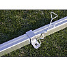 Anti-tipping ground anchor
