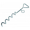 Anti-tipping ground anchor