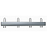 Wardrobe Hooks on Aluminium profile